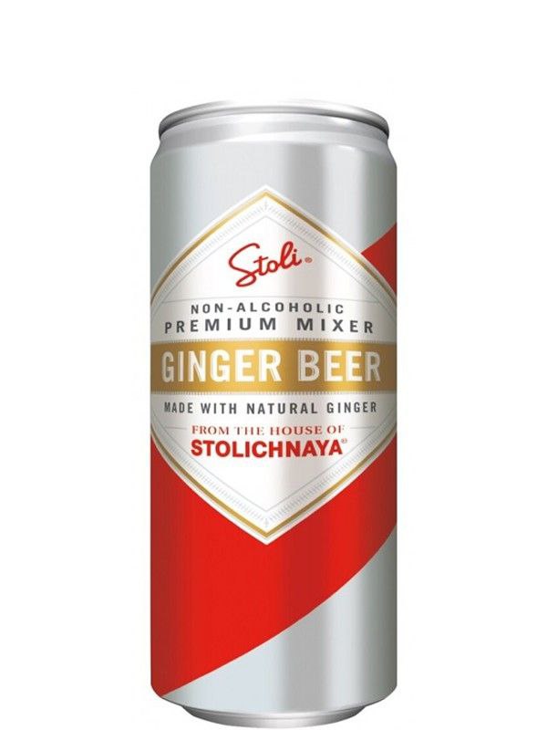 Пиво б/а Stoli Ginger Beer 0% 0.25 л з/б